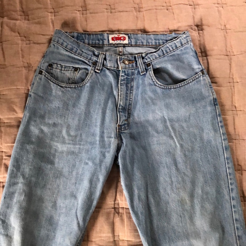 Vintage Levi student fit wide leg jean 30x32